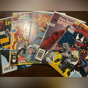 Assorted Vintage Marvel Comics - Spider-Man & X-Men Covers